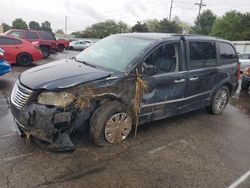 Salvage cars for sale at Moraine, OH auction: 2014 Chrysler Town & Country Touring L