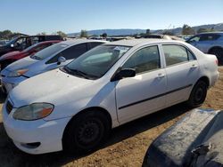 Salvage cars for sale at San Martin, CA auction: 2008 Toyota Corolla CE