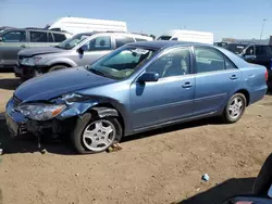 Salvage cars for sale at Brighton, CO auction: 2003 Toyota Camry LE