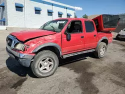 Salvage trucks for sale at Albuquerque, NM auction: 2004 Toyota Tacoma Double Cab