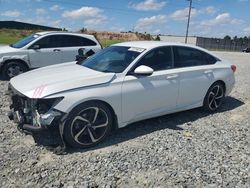 Salvage cars for sale from Copart Tifton, GA: 2018 Honda Accord Sport