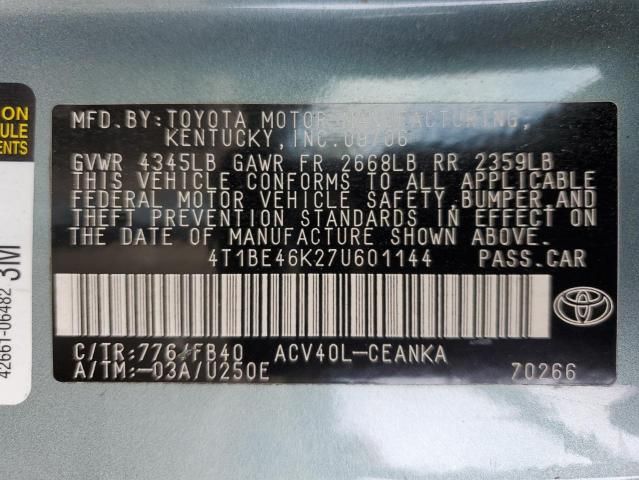 2007 Toyota Camry CE