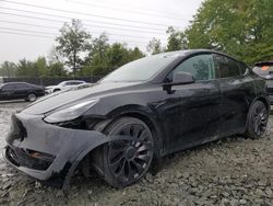 Tesla salvage cars for sale: 2022 Tesla Model Y