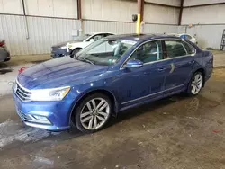 Salvage cars for sale at Pennsburg, PA auction: 2017 Volkswagen Passat SE