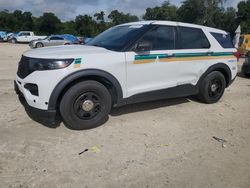 SUV salvage a la venta en subasta: 2020 Ford Explorer Police Interceptor