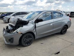 Salvage cars for sale at Grand Prairie, TX auction: 2020 Mitsubishi Mirage G4 SE