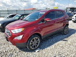 2019 Ford Ecosport Titanium en venta en Cahokia Heights, IL