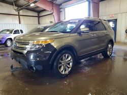 Salvage cars for sale at Lansing, MI auction: 2012 Ford Explorer Limited