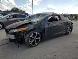 Salvage cars for sale at Orlando, FL auction: 2015 Honda Civic SI