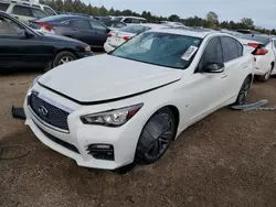 Salvage cars for sale from Copart Elgin, IL: 2015 Infiniti Q50 Base