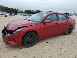 Salvage cars for sale at New Braunfels, TX auction: 2021 Hyundai Elantra SEL