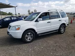 Salvage cars for sale at San Diego, CA auction: 2004 Honda Pilot EXL