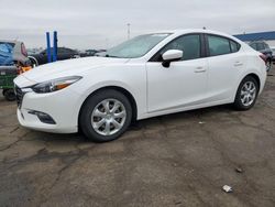 Salvage cars for sale at Woodhaven, MI auction: 2018 Mazda 3 Sport