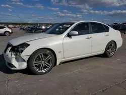 Salvage cars for sale at Grand Prairie, TX auction: 2007 Infiniti M35 Base