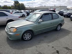 Hyundai Accent salvage cars for sale: 2003 Hyundai Accent GL