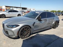 Salvage cars for sale at Grand Prairie, TX auction: 2022 BMW M3 Competition