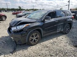 Toyota salvage cars for sale: 2019 Toyota Highlander LE