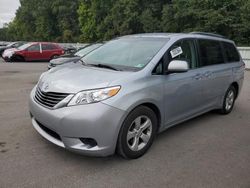 Salvage cars for sale at Glassboro, NJ auction: 2014 Toyota Sienna LE