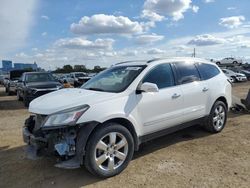 Salvage cars for sale at Des Moines, IA auction: 2016 Chevrolet Traverse LTZ