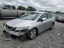 Honda salvage cars for sale: 2013 Honda Civic LX