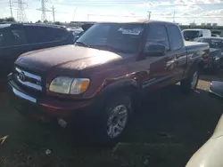 Salvage cars for sale from Copart Elgin, IL: 2003 Toyota Tundra Access Cab SR5