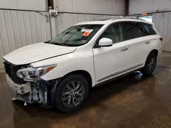 Salvage cars for sale at Pennsburg, PA auction: 2014 Infiniti QX60