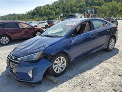 Salvage cars for sale at Hurricane, WV auction: 2019 Hyundai Elantra SE