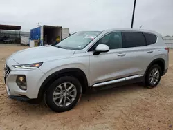 Salvage cars for sale at Andrews, TX auction: 2020 Hyundai Santa FE SE