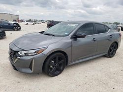 Salvage cars for sale at San Antonio, TX auction: 2024 Nissan Sentra SR