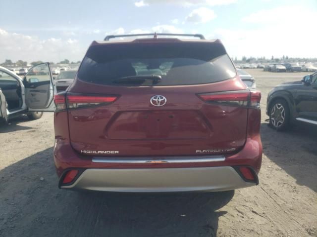 2022 Toyota Highlander Platinum