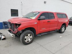 Salvage cars for sale from Copart Farr West, UT: 2010 Toyota Tundra Double Cab SR5