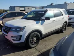 Ford salvage cars for sale: 2018 Ford Explorer Police Interceptor