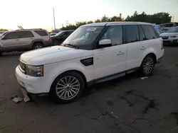 Land Rover Vehiculos salvage en venta: 2012 Land Rover Range Rover Sport HSE