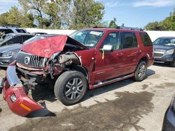 Salvage cars for sale at Bridgeton, MO auction: 2007 Mercury Mountaineer Premier