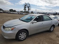 Toyota Camry le Vehiculos salvage en venta: 2003 Toyota Camry LE