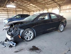 Salvage cars for sale at Phoenix, AZ auction: 2016 Chrysler 200 Limited