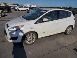 Salvage cars for sale at Grand Prairie, TX auction: 2018 Ford C-MAX SE