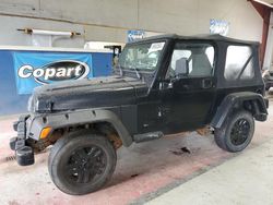 Salvage cars for sale at Angola, NY auction: 2002 Jeep Wrangler / TJ SE