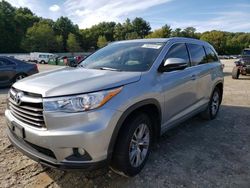 Carros dañados por inundaciones a la venta en subasta: 2015 Toyota Highlander XLE