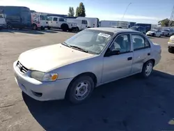 Toyota salvage cars for sale: 2002 Toyota Corolla CE