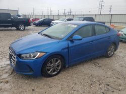 Salvage cars for sale at Haslet, TX auction: 2018 Hyundai Elantra SEL