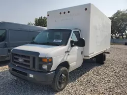 Salvage trucks for sale at Wayland, MI auction: 2014 Ford Econoline E450 Super Duty Cutaway Van