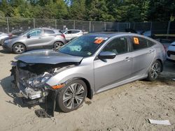 Honda salvage cars for sale: 2018 Honda Civic EX