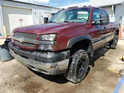 Salvage cars for sale at Pekin, IL auction: 2003 Chevrolet Silverado K2500 Heavy Duty