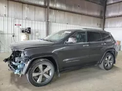 Salvage cars for sale at Des Moines, IA auction: 2015 Jeep Grand Cherokee Overland