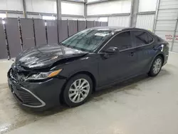 Salvage cars for sale at New Braunfels, TX auction: 2021 Toyota Camry LE