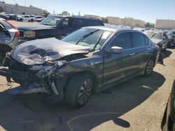 Salvage cars for sale at auction: 2017 Honda Accord Touring Hybrid