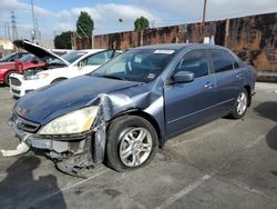 Salvage cars for sale at Wilmington, CA auction: 2007 Honda Accord EX