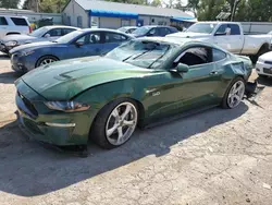 Vehiculos salvage en venta de Copart Wichita, KS: 2022 Ford Mustang GT