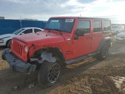 Jeep salvage cars for sale: 2013 Jeep Wrangler Unlimited Sport